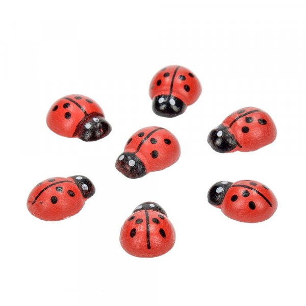 Leppkerttuja puuta 13x10 mm - 30 kpl