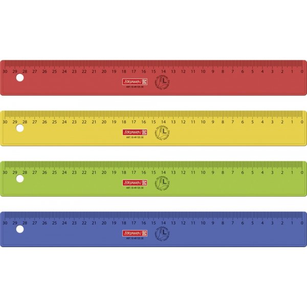 Viivain 30 cm vasenktisille