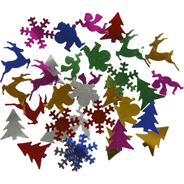 Paljetteja - metallivrit - 250 g