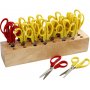 Lasten sakset - pyre krki - 12,5 cm - 24 kpl