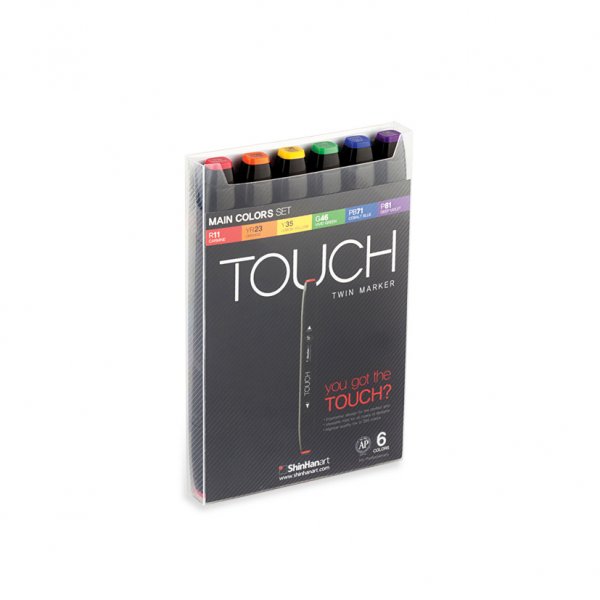 Touch Twin Marker 6 kpl - Pvri