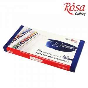 Vesiv�rimaalisetti ROSA Gallery - Muovilaatikko 24 x 2,5 ml