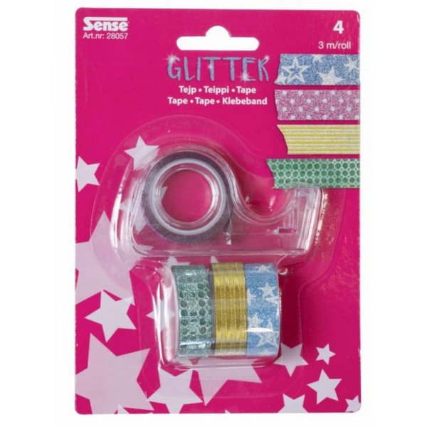 Glitter teippi Sense - 4 vri