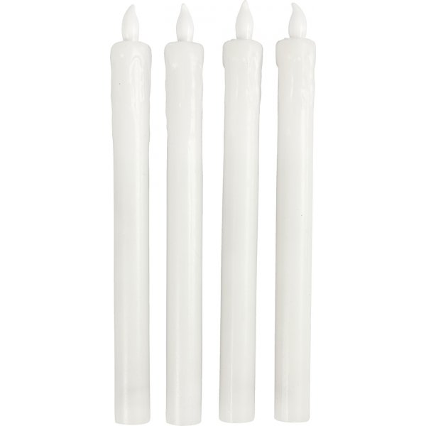 LED-kynttilät - 4 kpl LED-kynttilät - 4 kpl