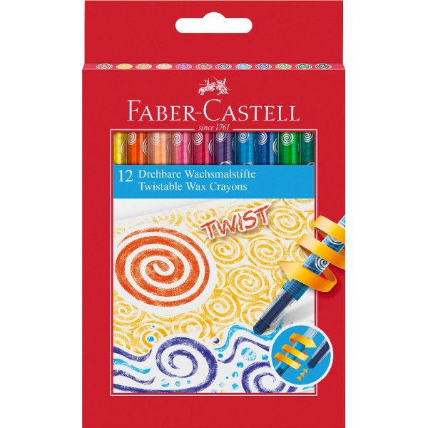 Crayons Muoviholkki - 12 väriä