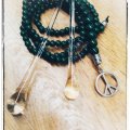Asiakaskuva Puuhelmet 6 mm - tummanvihre� 110 kpl rei�n halkaisija 2,0 mm