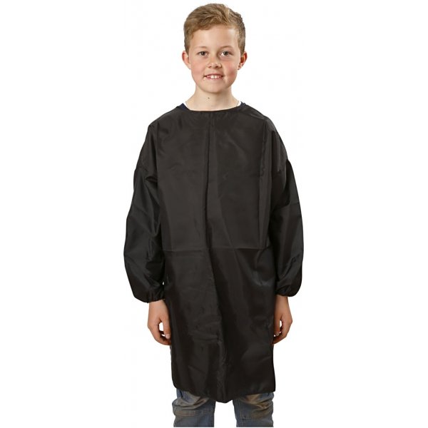 Maalarin esiliina - musta - 7-12 vuotta