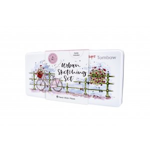 Tombow Urban Sketching -setti 9 osaa