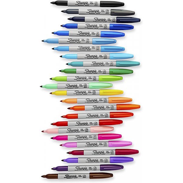 Kuitukynsarja Sharpie - 80-luvun Glam pysyvt merkit - 24 pakkausta lajittelemattomia vrej