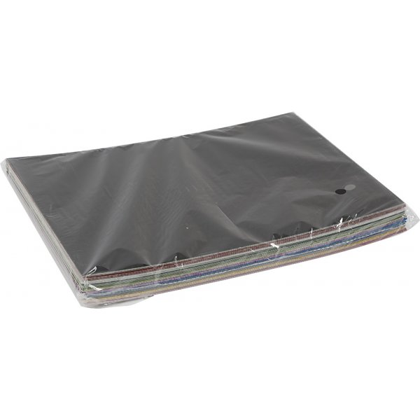 Glitter-pahvi - sekavrej - A4 - 50 arkkia