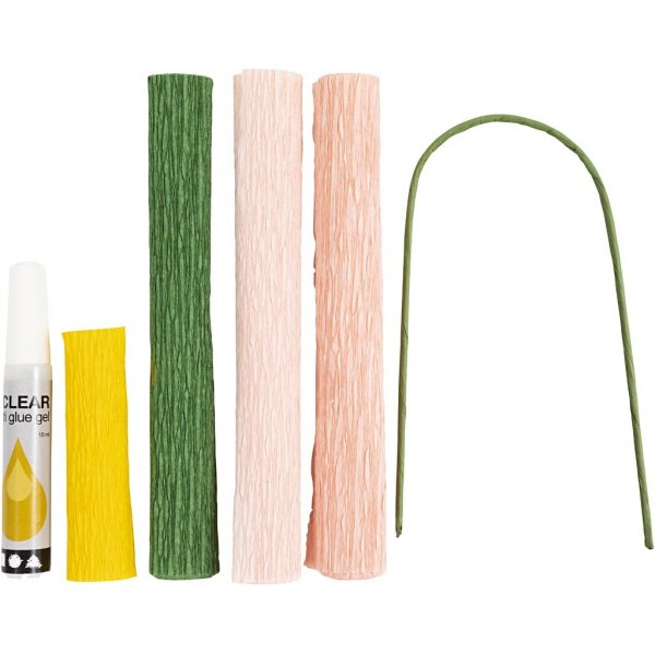 Mini DIY Kit Crepe Paper - Pioni
