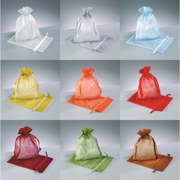 Organza pussit 12,5 x 17 cm