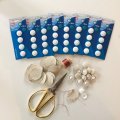 Asiakaskuva Muoviset napit vaatteille - 19 mm - 4 kpl