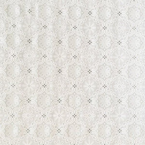 Vaha kangas PVC Lace - luonnonvalkoinen