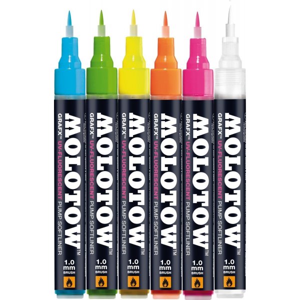 Molotow GRAFX Softliner UV-fluoresoiva