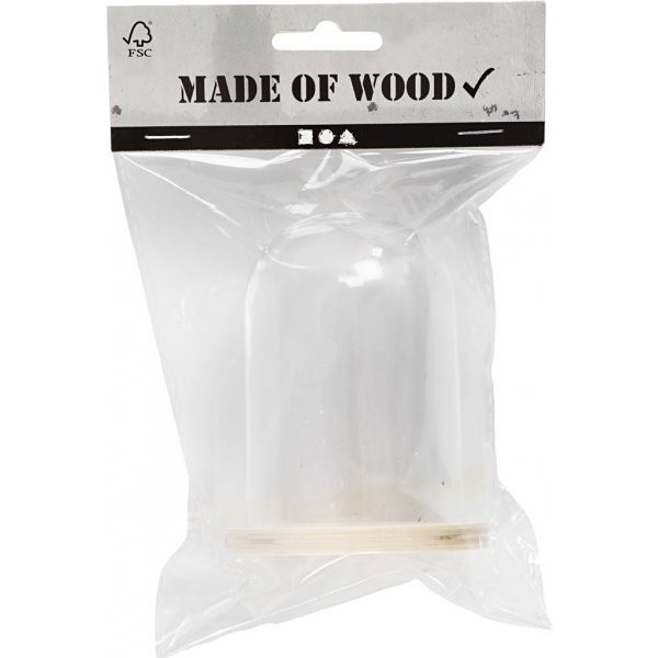 Kuppi puisella pohjalla - 6 cm