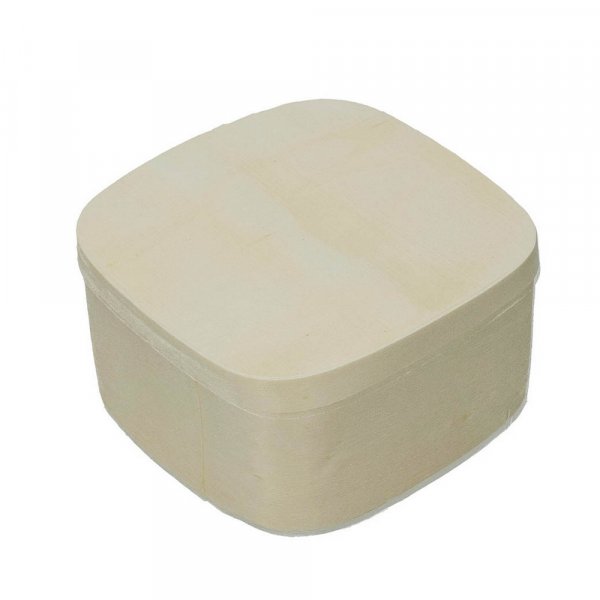 Vanerilaatikko 11,5 x 11,5 x K 6 cm - ksittelemtn neli