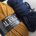 Asiakaskuva DROPS Alaska Uni Color lanka - 50g - harmaa/sininen (37)