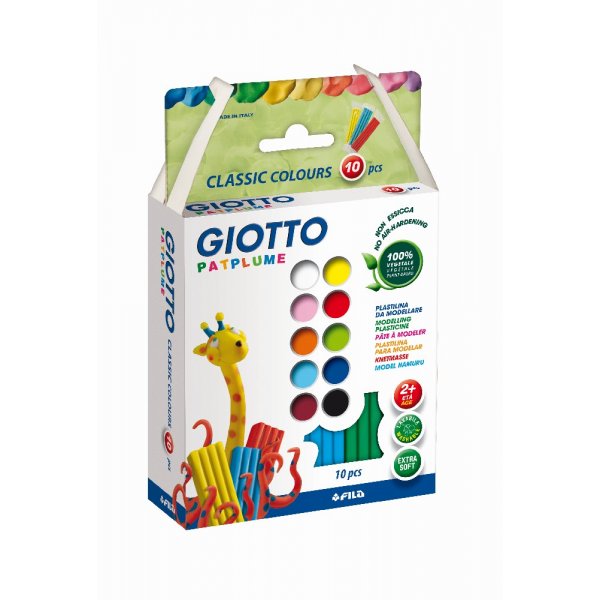 Muovailutaikina Giotto Patplume - 10x20g