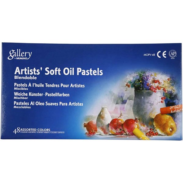 Mungyo Oil pastellit - sekavrit - 48 kpl
