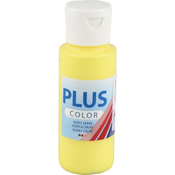 Plus Color Hobby maali - peruskeltainen - 60 ml