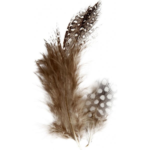 Helmikanan hyhenet - ruskeat - 3 g