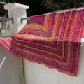 Asiakaskuva Viking lanka Nordlys 100g - Purppura/Punainen/Keltainen/Turkoosi (941)