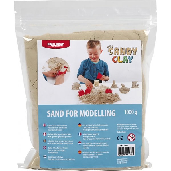 Sandy Clay - luonnollinen - 1 kg