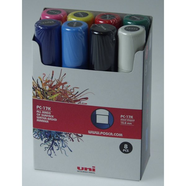 Uni Posca PC-17K - 8 kyn