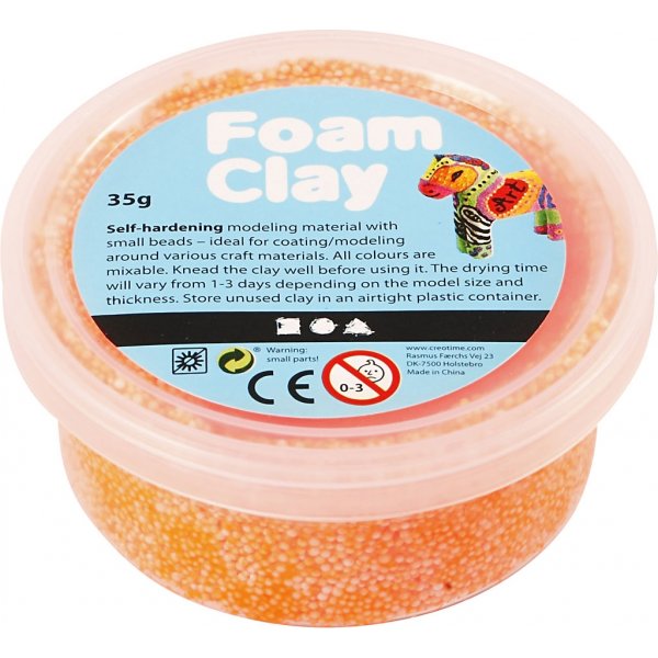 Foam Clay® - neonoranssi - 35 g Foam Clay® - neonoranssi - 35 g