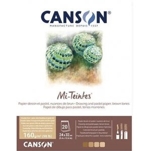 canson Mi-Teintes Pastellipaperi Terre 160g - 24x32 cm