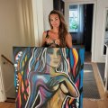 Asiakaskuva Puuvillakangas 380g - 100x120 cm