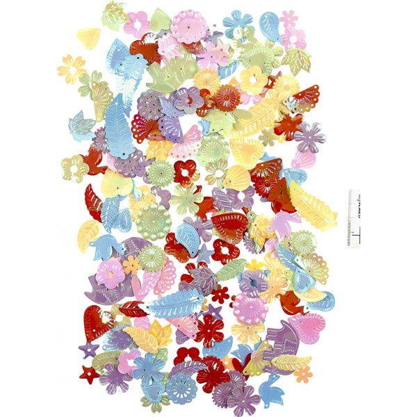 Paljetit - helmiäisvärit - 400 g Paljetit - helmiäisvärit - 400 g