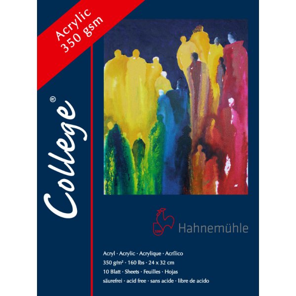 Akryyliharkko Hahnemhle College 350g