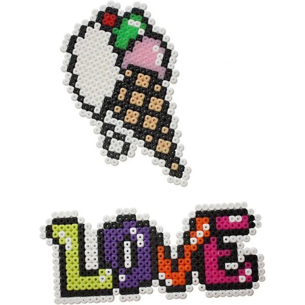 Helmilaatat - Kirkas - Nelin muotoinen, koottavissa - 15x15 cm - 2 kpl