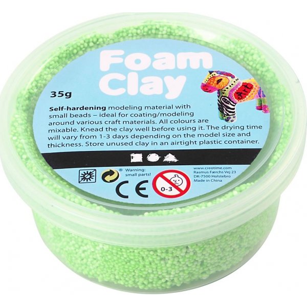 Foam Clay - neonvihre - 35 g
