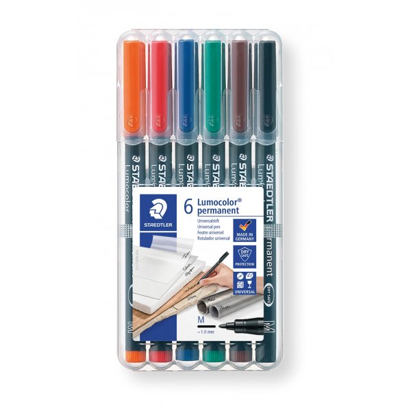 OH Pen Lumocolor Permanent 1 mm - 6 kyn