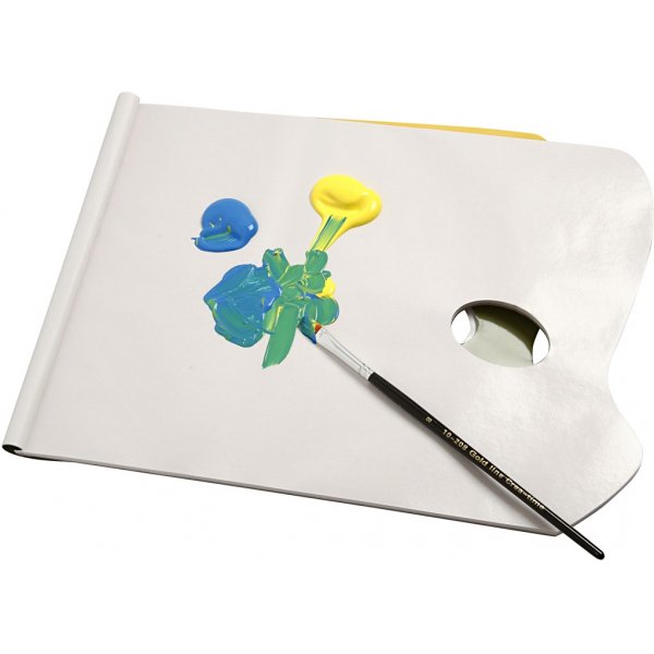 Kertakyttinen paletti - valkoinen - 31 x 23 cm - 40 arkkia