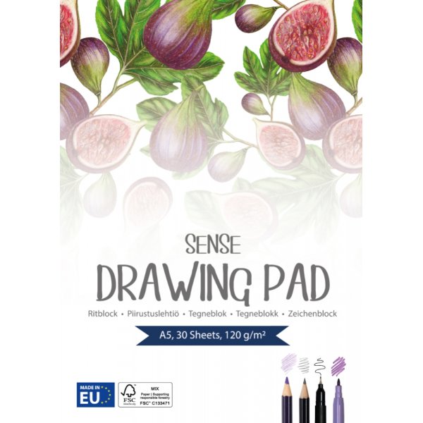 Piirustustyyny Sense 120g - A5