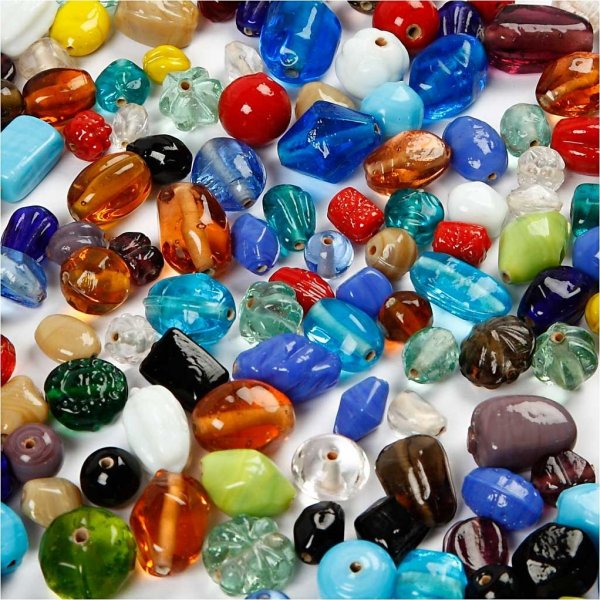 Lasihelmisekoitus - sekavrej - 1000 g