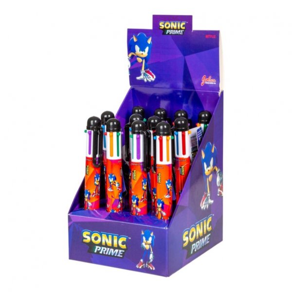 Sonic - Monivärinen kynä 12 kpl Sonic - Monivärinen kynä 12 kpl