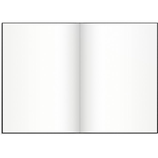 Muistikirja - Musta - Vuoraamaton A4