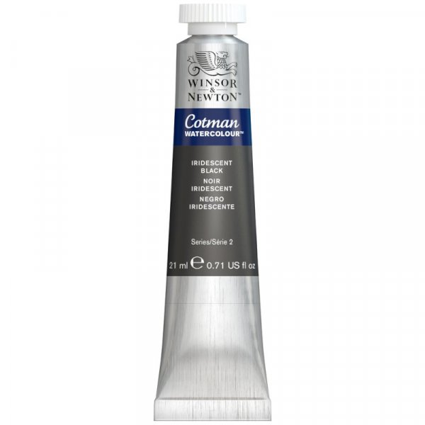 Akvarellimaali - Cotman - 21ml - Irisoiva musta