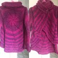 Asiakaskuva DROPS Harjattu Alpaca Silk lanka - 25g - Cerise (18)