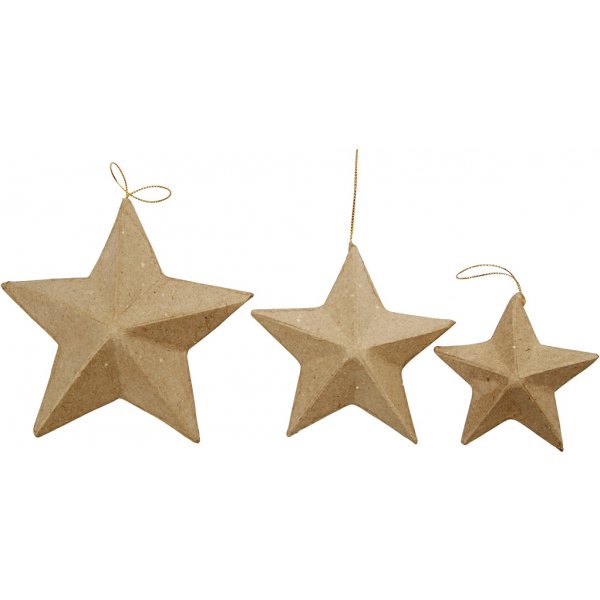 Papier-mch-thdet - 6 kpl