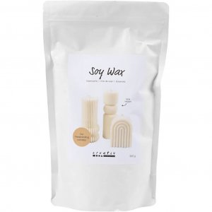 Soijavahahiutaleet seisoviin kynttil�ihin, kerma, 500 g