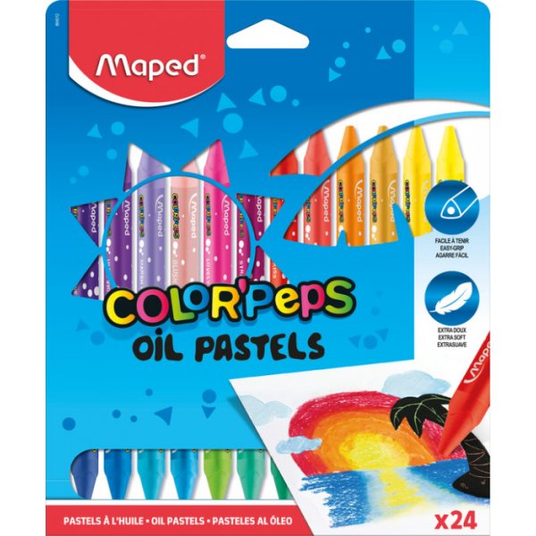 ljypastellisetti - Maped - Color'Peps 24 kpl