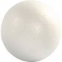 Styroksipallot - valkoinen - 14 -8 cm
