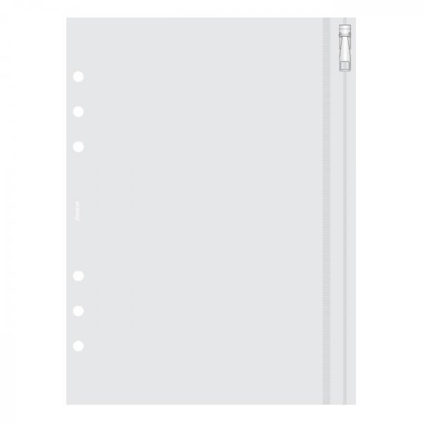 Muovitasku Filofax A5:lle vetoketjulla