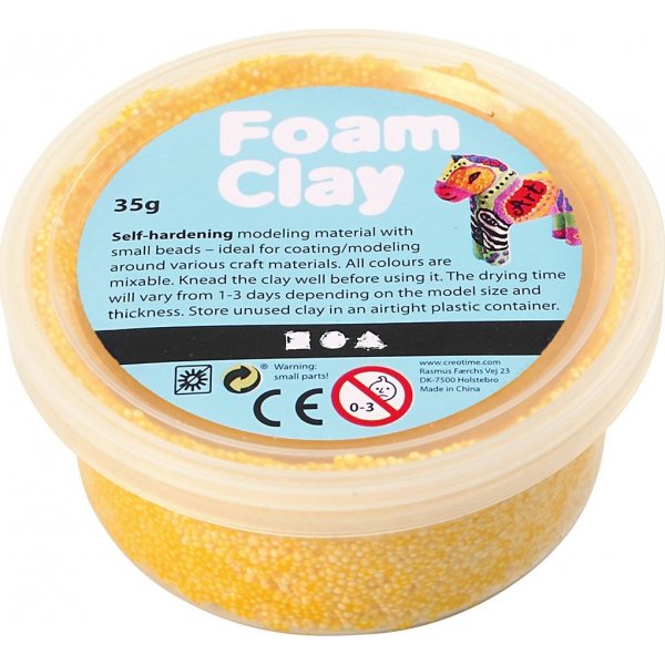Foam Clay - keltainen - 35 g